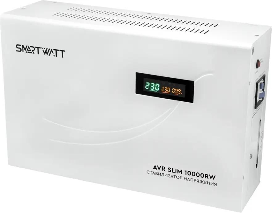 Стабилизатор напряжения SMARTWATT AVR Slim 10000RW белый [4512020310006]